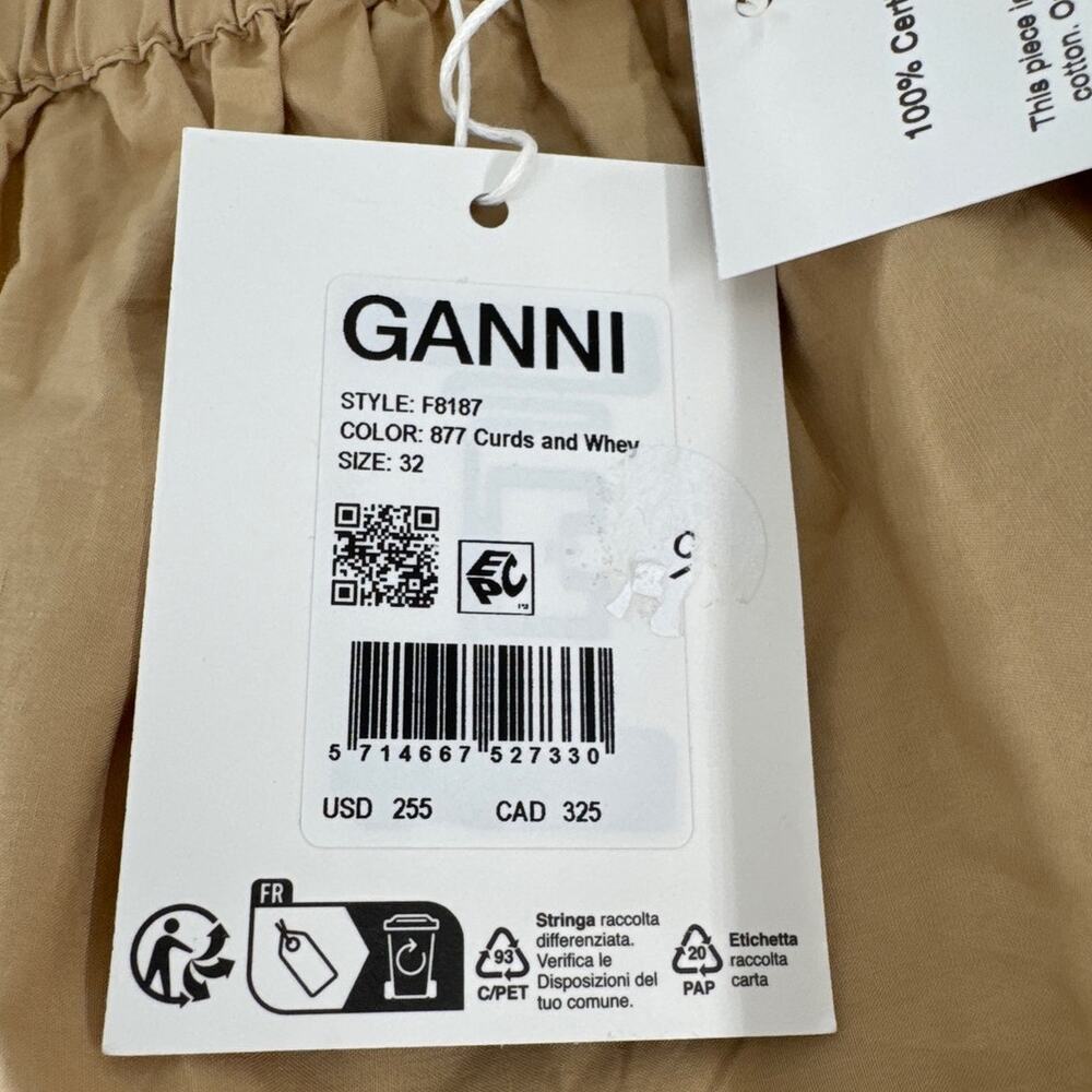 Ganni Tan Midi Skirt - Picture 4 of 14